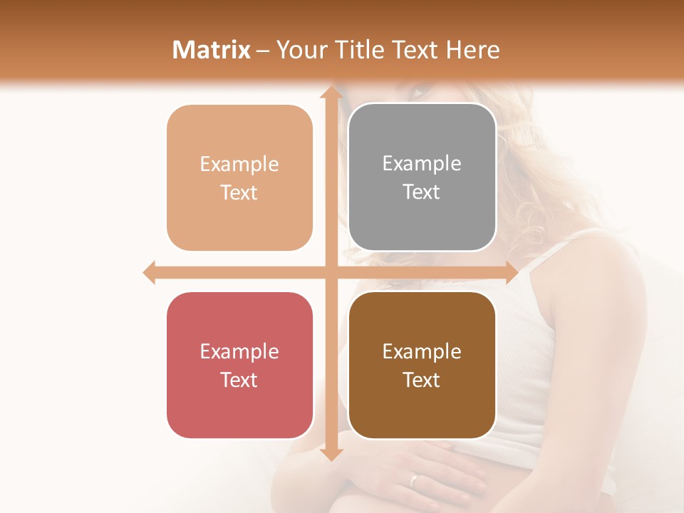 Pregnant Girl PowerPoint Template