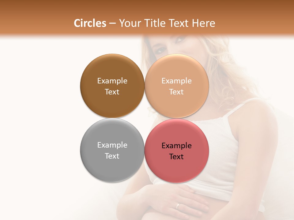 Pregnant Girl PowerPoint Template