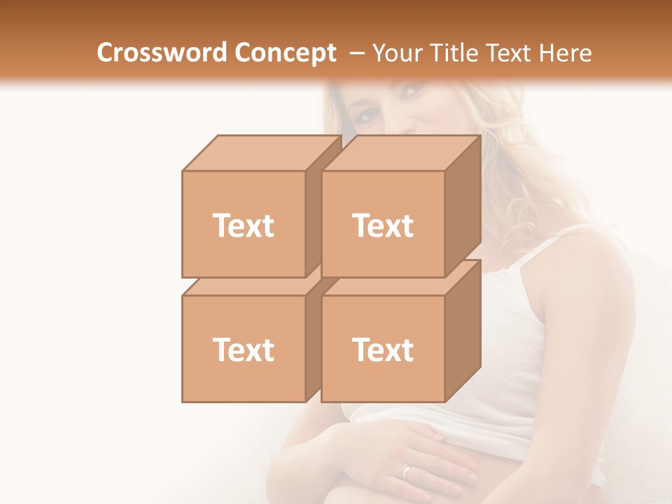 Pregnant Girl PowerPoint Template