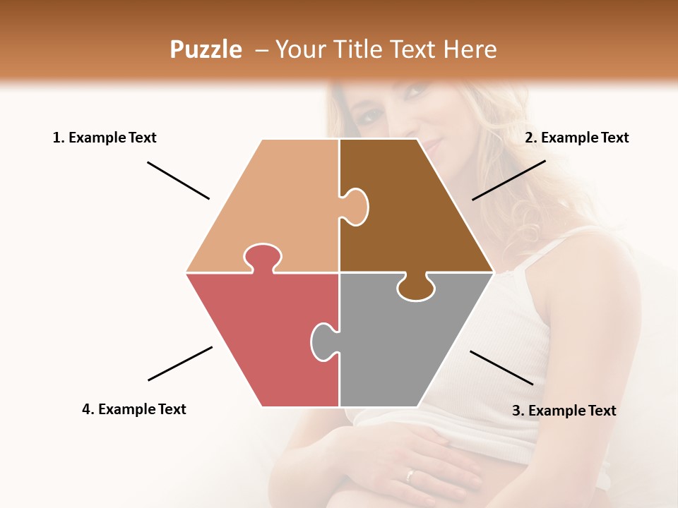 Pregnant Girl PowerPoint Template