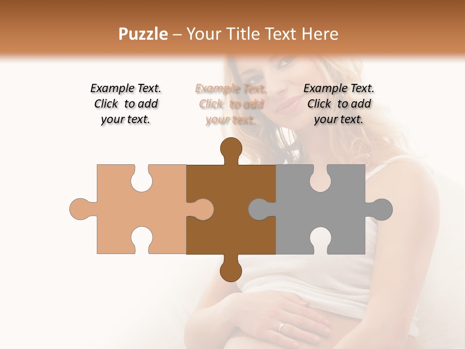 Pregnant Girl PowerPoint Template