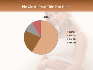 Pregnant Girl PowerPoint Template