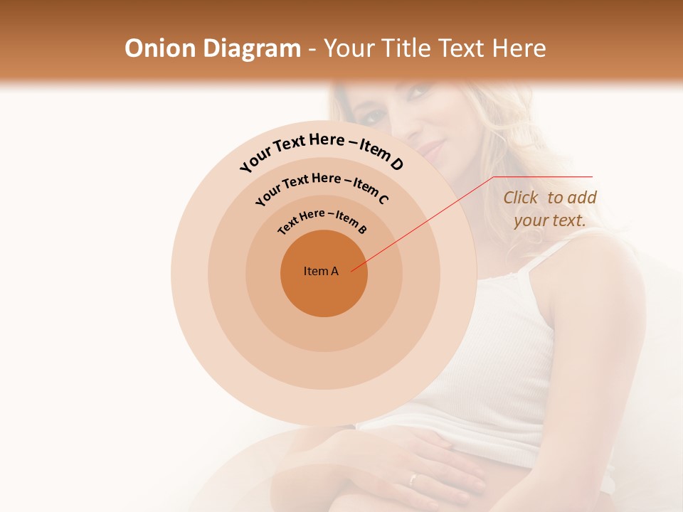 Pregnant Girl PowerPoint Template