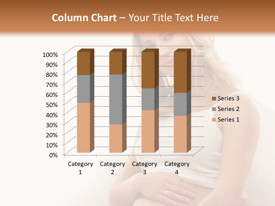 Pregnant Girl PowerPoint Template