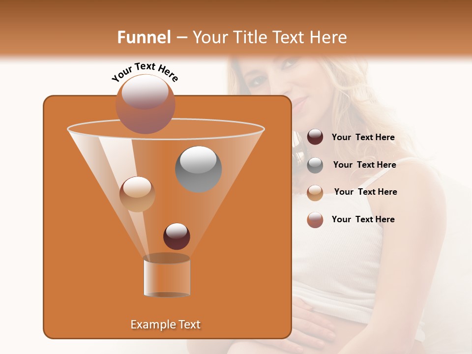 Pregnant Girl PowerPoint Template