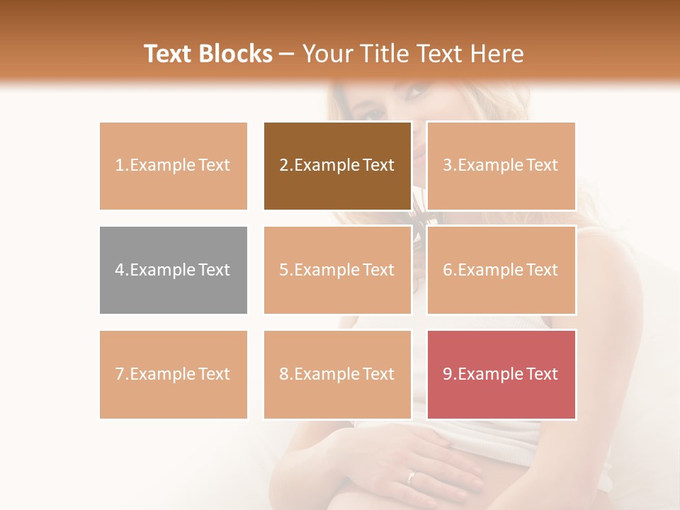 Pregnant Girl PowerPoint Template