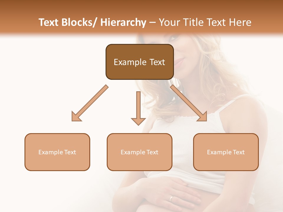 Pregnant Girl PowerPoint Template