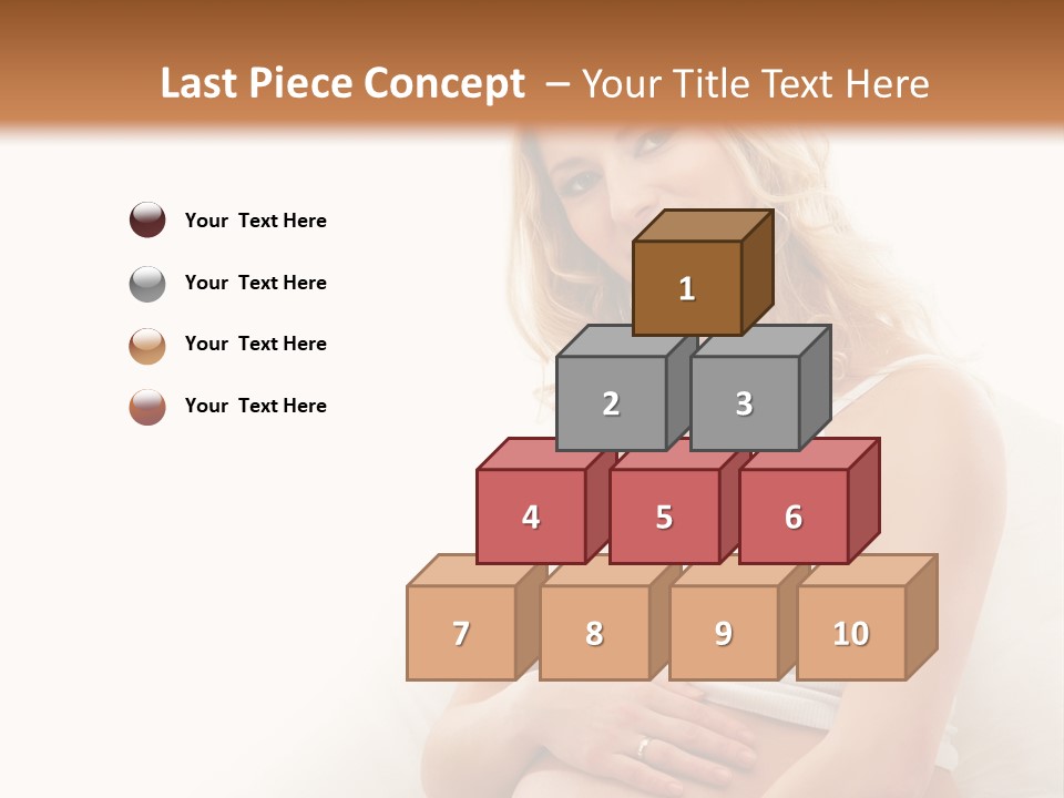 Pregnant Girl PowerPoint Template