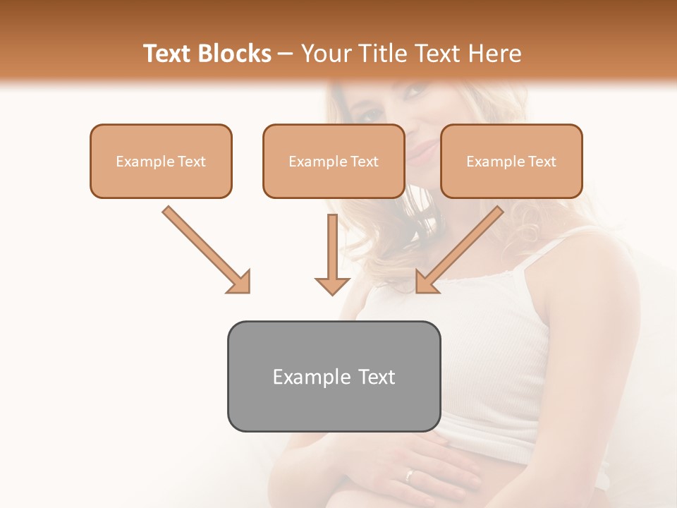 Pregnant Girl PowerPoint Template