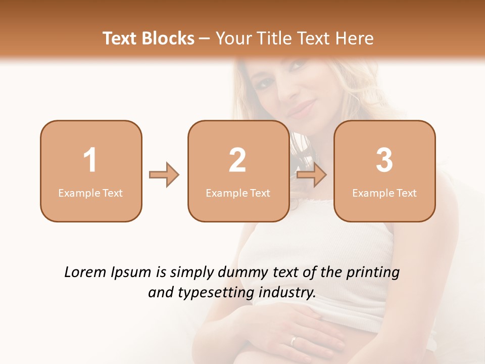 Pregnant Girl PowerPoint Template
