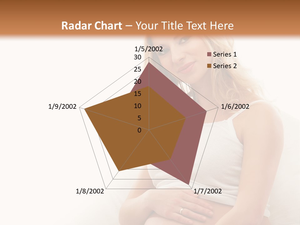 Pregnant Girl PowerPoint Template