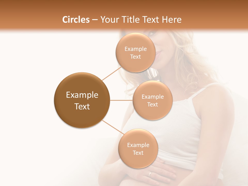 Pregnant Girl PowerPoint Template