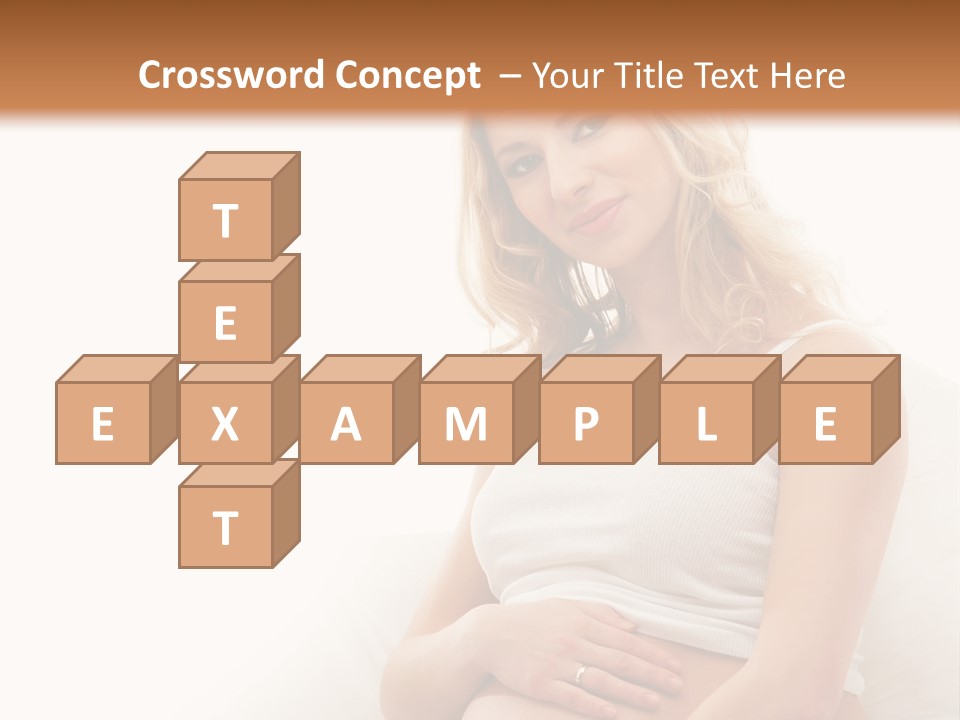 Pregnant Girl PowerPoint Template