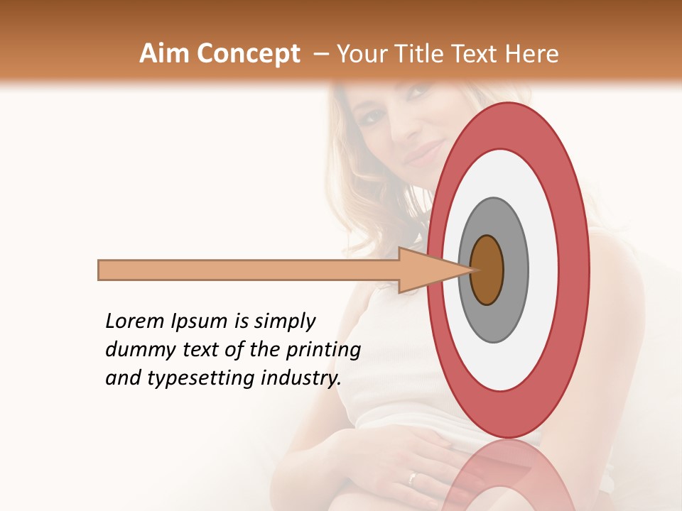 Pregnant Girl PowerPoint Template