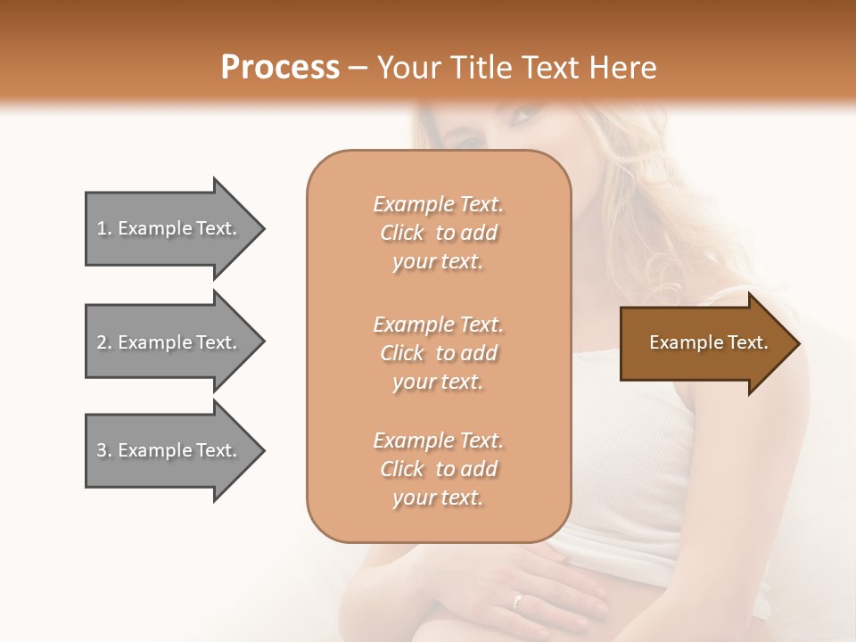 Pregnant Girl PowerPoint Template