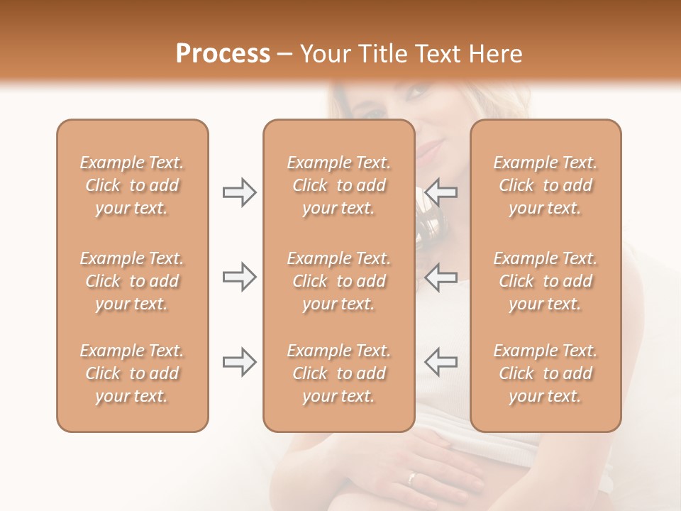 Pregnant Girl PowerPoint Template