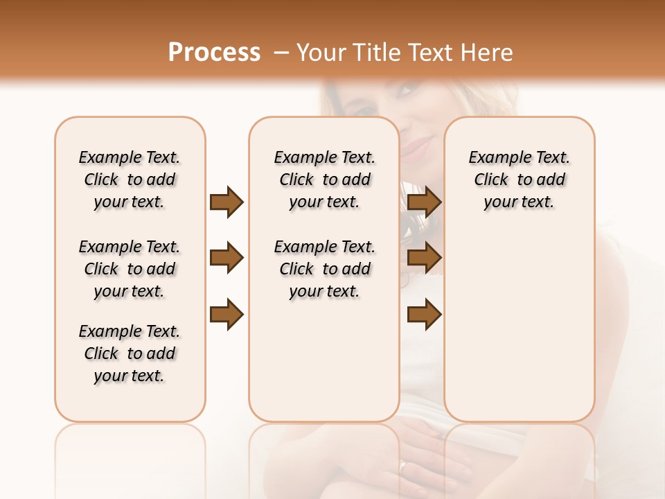 Pregnant Girl PowerPoint Template