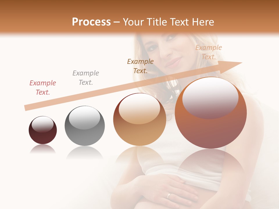 Pregnant Girl PowerPoint Template