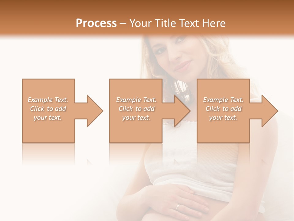 Pregnant Girl PowerPoint Template