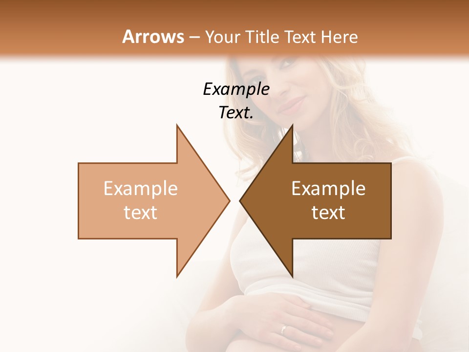 Pregnant Girl PowerPoint Template