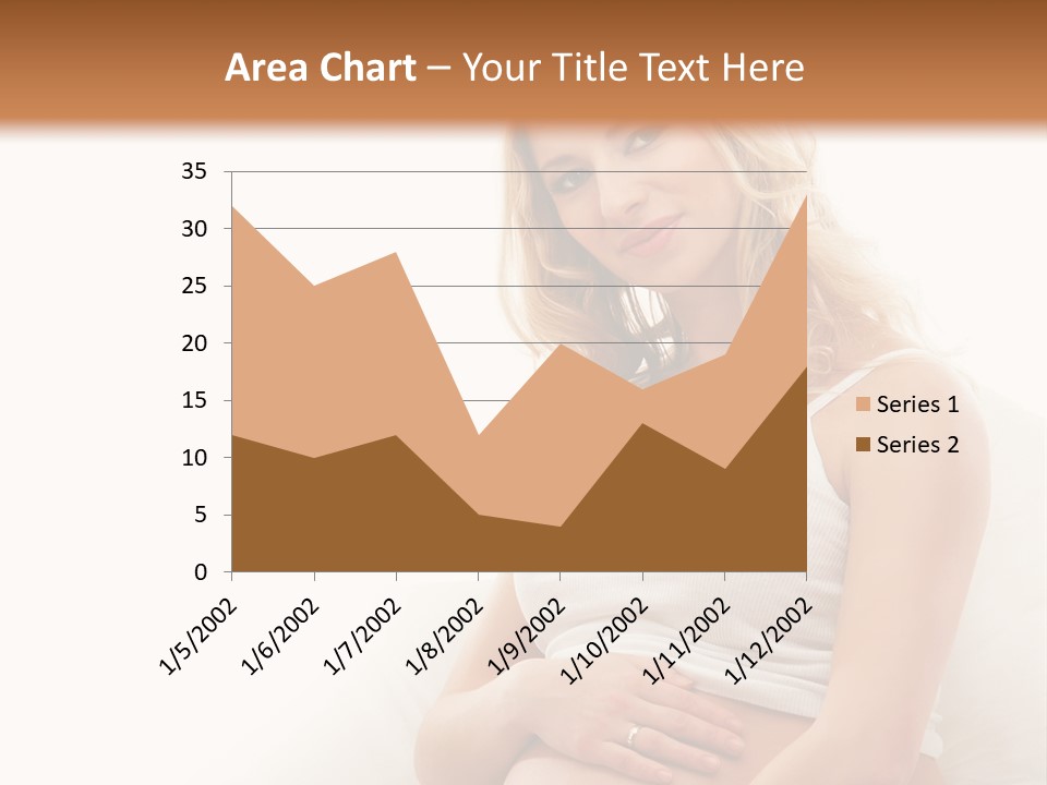 Pregnant Girl PowerPoint Template