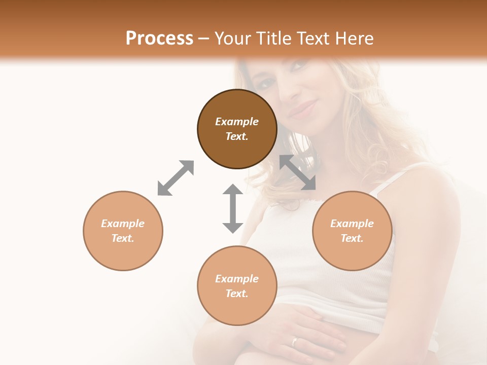 Pregnant Girl PowerPoint Template