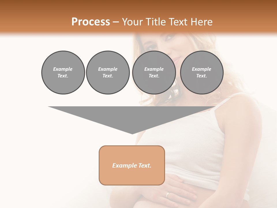 Pregnant Girl PowerPoint Template