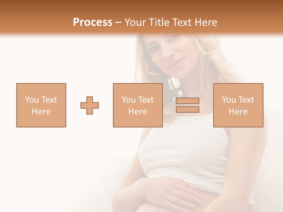Pregnant Girl PowerPoint Template