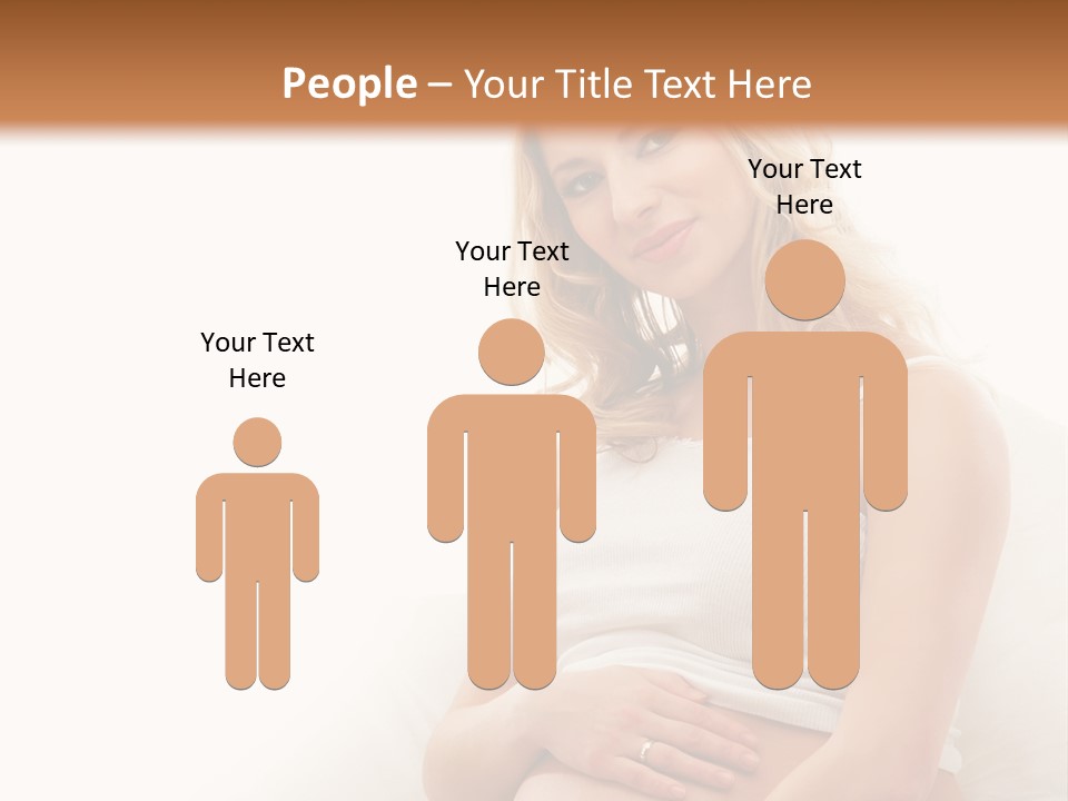Pregnant Girl PowerPoint Template