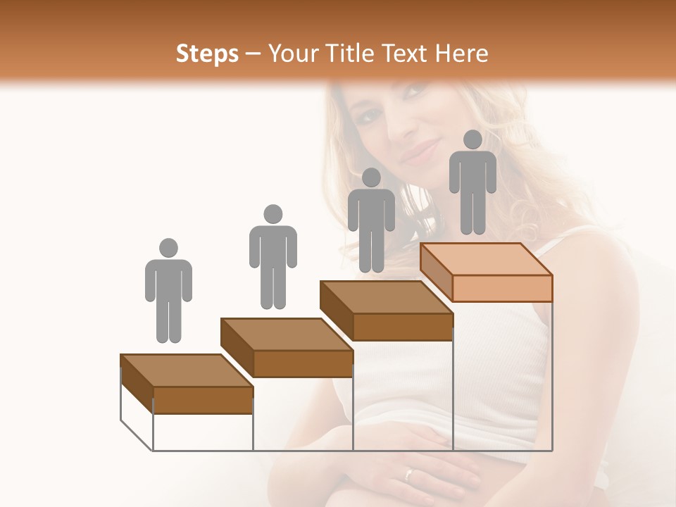 Pregnant Girl PowerPoint Template