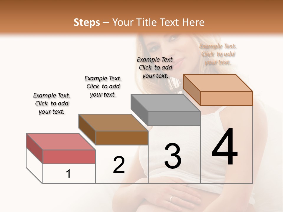 Pregnant Girl PowerPoint Template