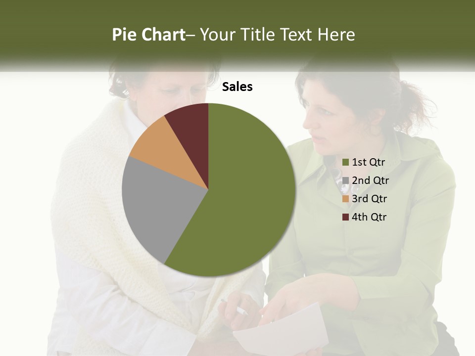 Woman With Grandmother PowerPoint Template