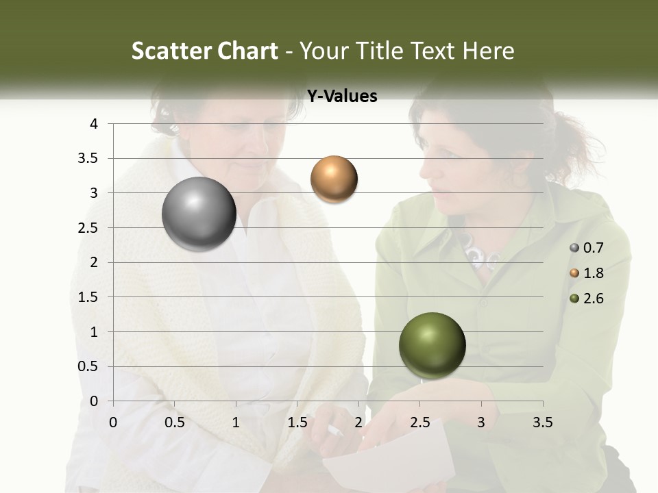 Woman With Grandmother PowerPoint Template