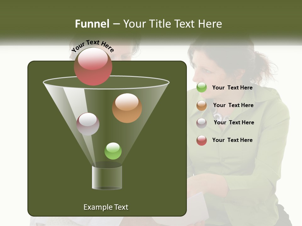 Woman With Grandmother PowerPoint Template