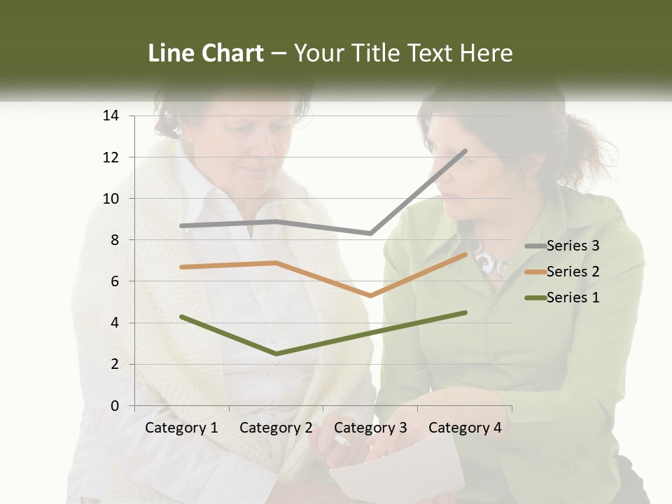 Woman With Grandmother PowerPoint Template