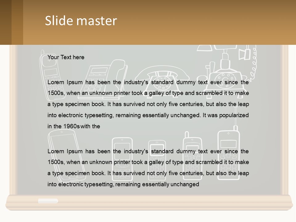 Development By Phone PowerPoint Template