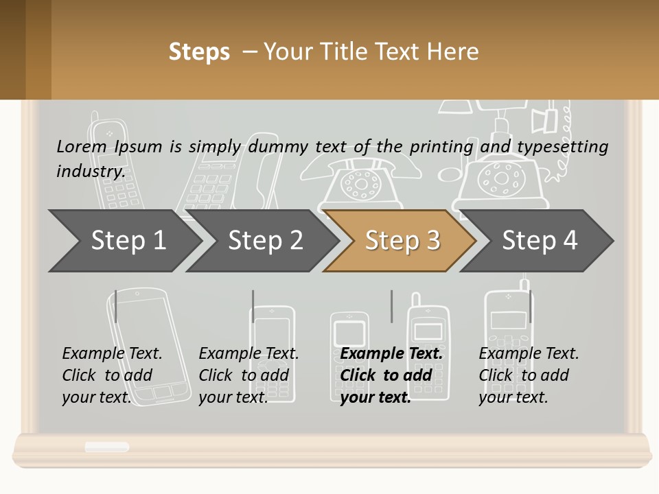 Development By Phone PowerPoint Template