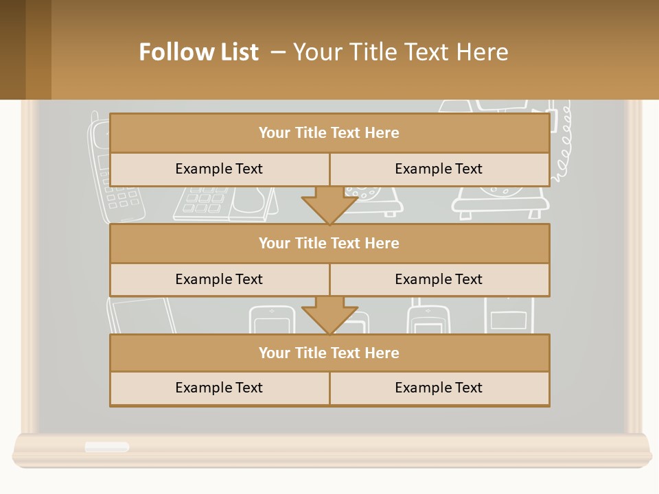 Development By Phone PowerPoint Template