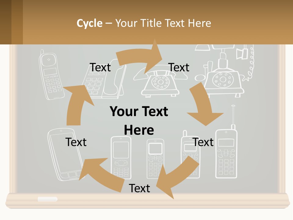 Development By Phone PowerPoint Template