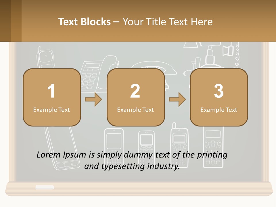Development By Phone PowerPoint Template