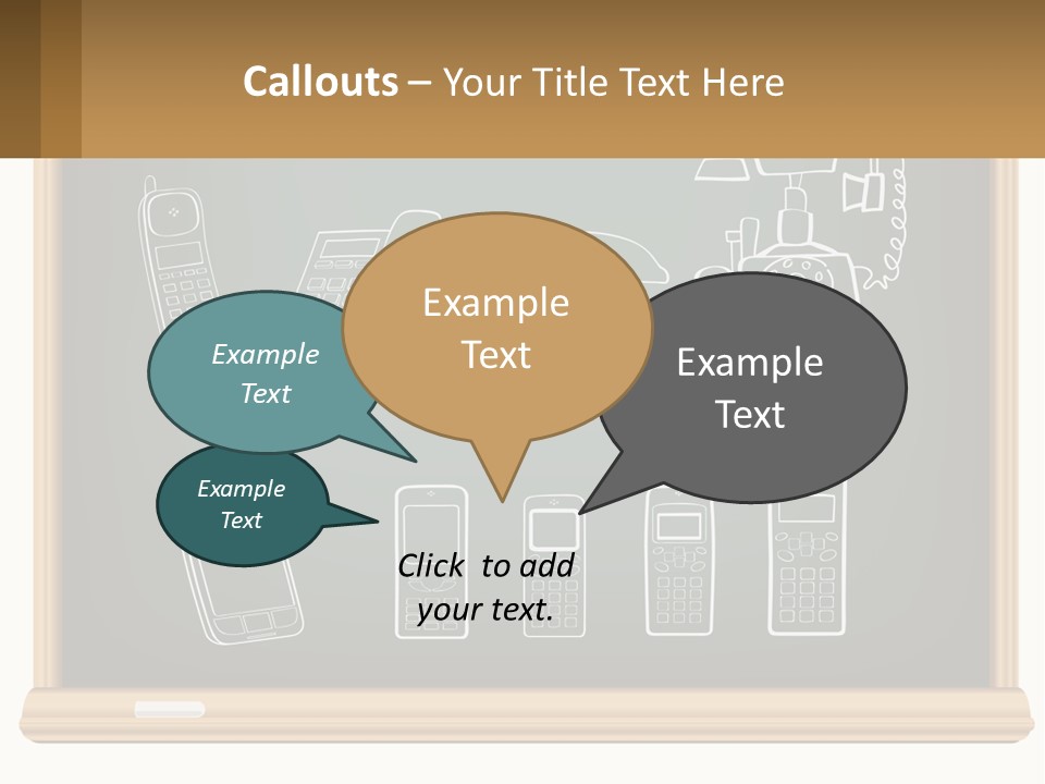 Development By Phone PowerPoint Template