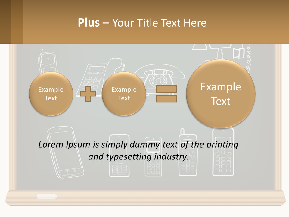 Development By Phone PowerPoint Template