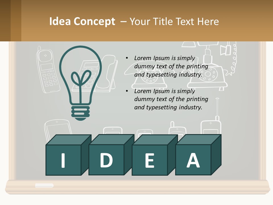Development By Phone PowerPoint Template