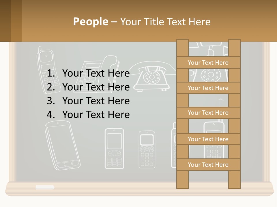Development By Phone PowerPoint Template