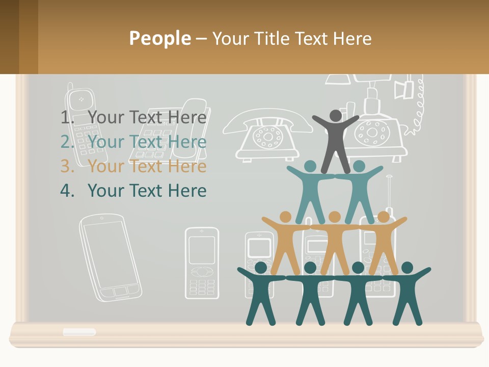 Development By Phone PowerPoint Template