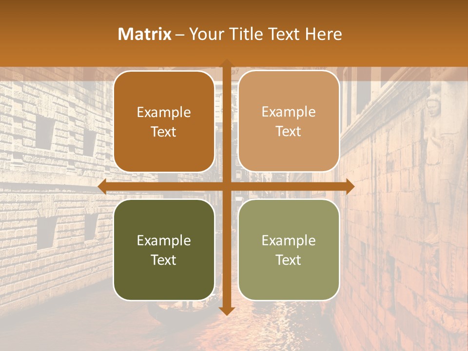 Venice On The Water PowerPoint Template