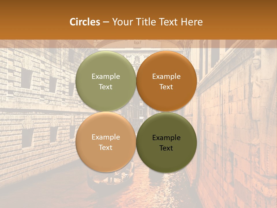 Venice On The Water PowerPoint Template