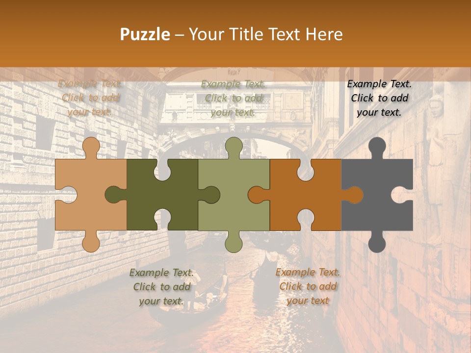 Venice On The Water PowerPoint Template