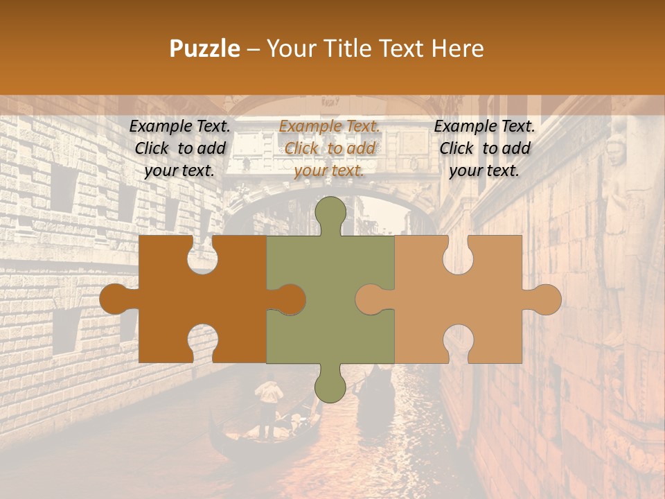 Venice On The Water PowerPoint Template