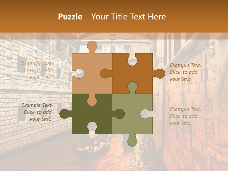 Venice On The Water PowerPoint Template